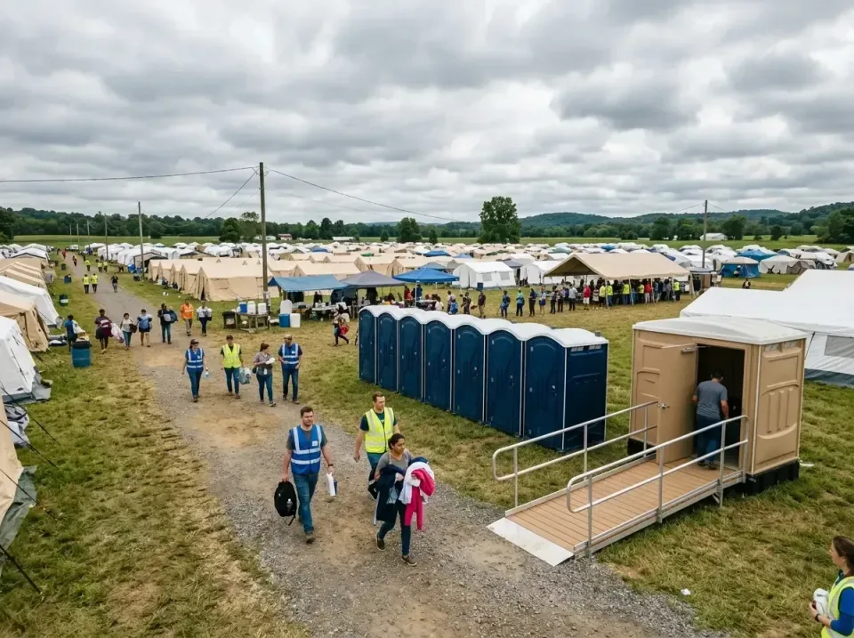 disaster-relief-camp-restrooms-010 — frequently asked questions, Dumpster & Portable Bathrooms Rental in Wonder Lake, IL
